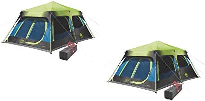 Amazon Com Coleman Cabin Tent With Instant Setup Cabin Tent