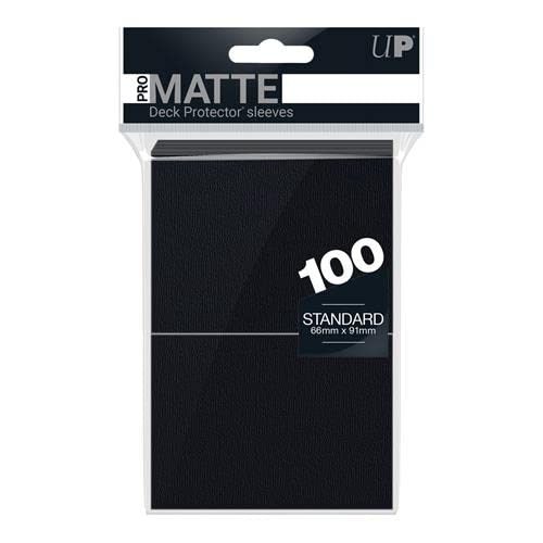 Ultra Pro Ultra ProACCPRO044-Black Abysse 100-Count PC Pro-Matte Deck Protectors (6.6 x 9.1 cm)