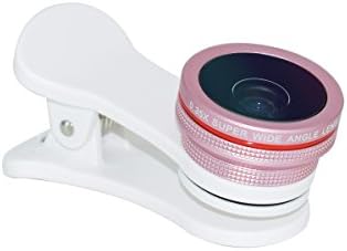 2-in-1 Professional Camera Lens Kit with 0.35x Super Wide Angle Lens + 20x Macro Lens, Clip-On Cell Phone Lens for iPhone 8, 7 Plus, 7, 6s &amp; Most Android Smartphones (RoseGold)