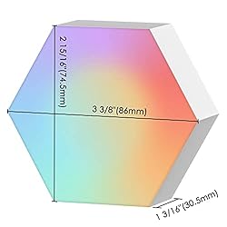 Yescom APP Control Hexagon LED Lights 10 Pack WiFi