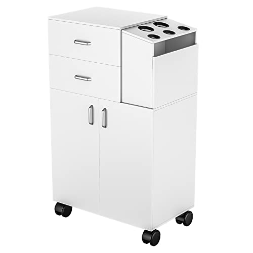 Paddie Salon Trolley Cart with Wheels, 2 Drawer
