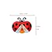 MORCART 6PCS Cute Ladybug Magnets for Fridge, Animal Magnets for Refrigerator Kitchen Office Classroom Lockers Teacher Students Whiteboards