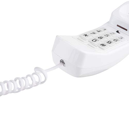 Telephone Cord Handset Curly - Phone Color Choctaw White 15ft - Works on virtually All Trimline Phones and Princess Telephones - Thumbnail 2