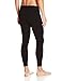 CLIMATESMART Men's Flex Fit Lightweight Baselayer Long Pant, Black, Large