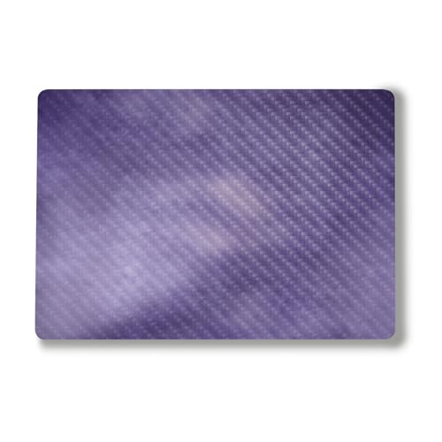 Carbon Fiber Laptop Skin Compatible with Alienware M18 R2 (2024) - Purple Airbr…