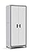 Keter Optima Wonder Free Standing Plastic Tall Storage Cabinet with 4 Adjustable Shelves, 72