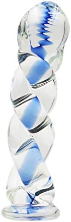 Ṙ`ěä&listǐc Huge Glass Rod Double Sided Ended Ultra Smooth All Nature Crystal Glass for Women Men