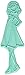 Prima Marketing Mixed Media Doll Cling Rubber Stamps, Kate with High Waist Dress