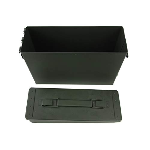 GUGULUZA Metal Ammo Can .30 Cal, Lockable Ammo Storage Case, Military