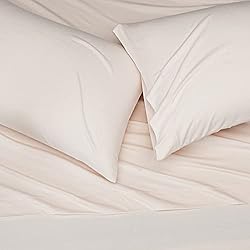 Amazon Basics 4 piece Cotton Jersey Blend Bed Sheet