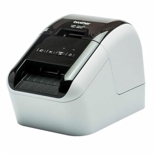 Brother QL800ZX1 USB Thermal Printer Grey White/Black Black/Grey