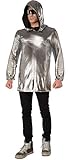 Womens Sexy Silver Futuristic Space Astronaut Alien Hoodie Costume Accessory