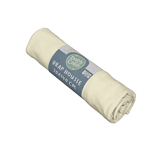 babyCalin Lenzuolo Ecru 70 x 140 cm