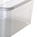 Life Story 6-Pack Stackable Home Storage Box Lidded Containers w/Lids, 55 Qt., Clear