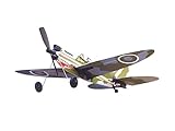 LYONAEEC Flyable Historic Rubber Band Toy Model Plane Spitfire