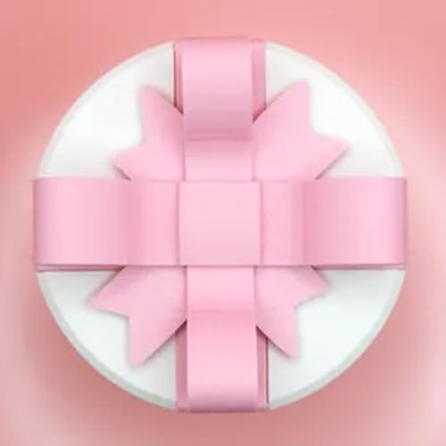 Novelty Valentine's Day Gift Box, 3D Printed Puzzle Container, 10 x 15 cm (Pink)