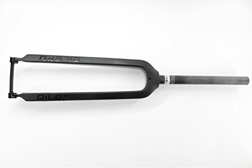 QILEFU Mountain Bike Full Carbon Fibre Bicycle Hard Front Fork Disc Brake MTB 26er 29er Parts (Black, Large) - Thumbnail 2