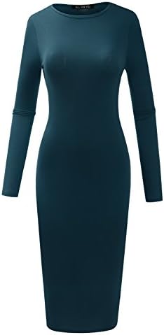 A.F.Y Women's Slim Fit Sandwich Dress Made in USA