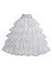 Artwedding Bridal Wedding Petticoat Ball Gown Slip Nylon Underskirt