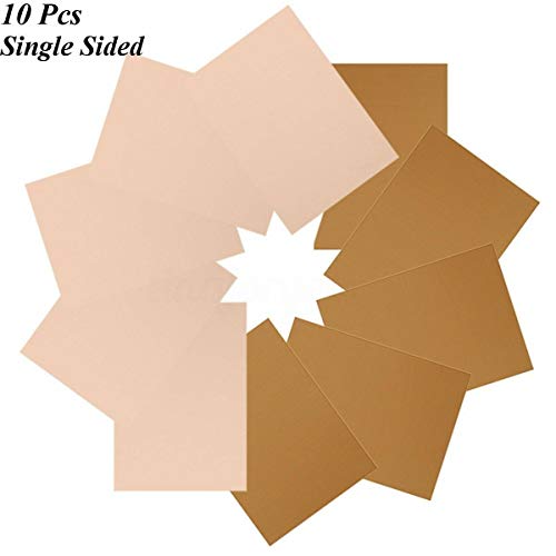 OUYAWEI Top 10 Pcs 1.5mm FR4 Copper Clad Plate Laminate PCB Printed Circuit Board 100x150mm
