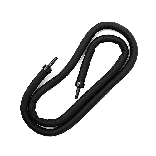 TopHomer Aquarium Air Curtain Bubble Tube, Wall Aerator Flexible Rubber Plastic Fish Tank Hose Pump Air Stone Bubble Bar Tube, 120cm double head