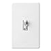 Lutron Toggler LED+ Dimmer Switch for Dimmable LED, Halogen and Incandescent Bulbs, 150 Watt, Single-Pole or 3-Way, TGCL-153P-WH-3, White, 3 Pack