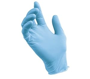Amazon.com: Blue Nitrile Disposable Gloves Powder Free