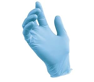 Amazon.com: Blue Nitrile Disposable Gloves Powder Free
