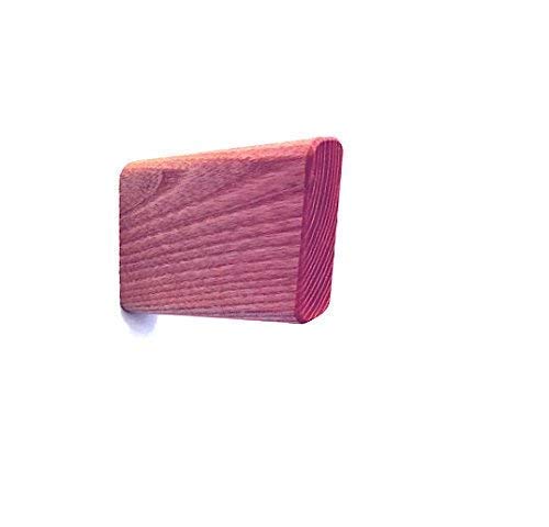 Natural Wooden Coat Hooks Wall Mounted made from an Ash wood (Set of 2) - Thumbnail 3