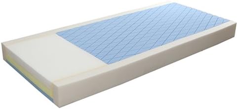 Pressure Relieving Medical Foam Mattress with 3" Raised Rails 36x84x9