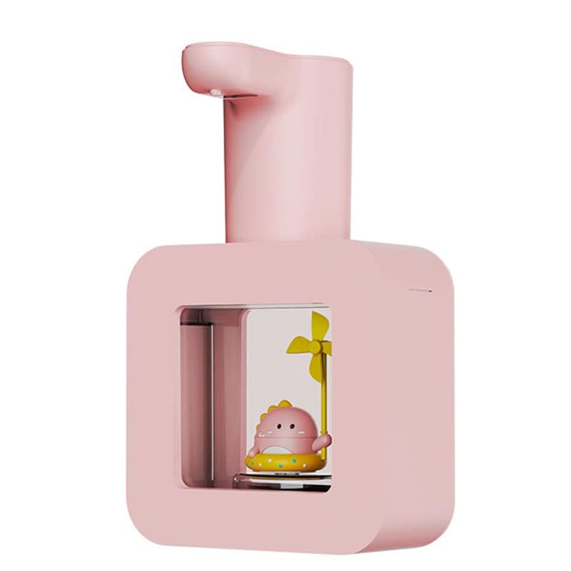 Soap Dispenser Manual Pump,400ml/13.53Oz Automatic Soap Dispenser,20s Light Reminder Function Touchless USB Foaming Soap Dispenser Refillable Wash Hand Liquid for Home Bathroom School