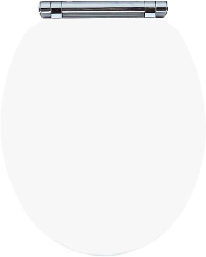 AQUALONA Luxury Soft Touch Slow Close Toilet Seat White 42x36cm