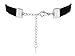 COZYLIFE Choker Necklace for Girls Women with Seashell Pearl Pendant Black Velvet Gothic (White)