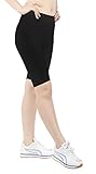 iLoveSIA Women's Tight Capri Yoga Workout Short Legging US Size L Black
