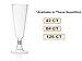 Bulk Disposable Plastic Souffle/Portion Cups with Lids Perfect for Jello Shots, Condiments, Toppings, Dressings, Sampling (126 Champagne Flutes)