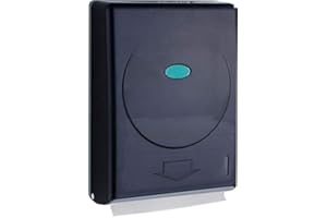 Black Paper Towel Dispenser Wall Mount, C Fold Paper Towel Dispenser, Multifold Trifold Paper Towel Dispenser Commercial and Home Use, Bathroom Tissue Holder,by Cq acrylic