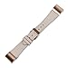 Wearlizer Compatible for with Leather Fitbit Charge 2 Bands Special Edition Lavender Rose Gold Buckle Replacement Charge 2 hr Band Straps Accessories Small Large Women Beige