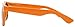 OWL Classic Vintage Smoke Lens Orange Frame Sunglasses Retro Style