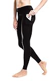 Yogipace (S-2XL) Women's Side Pockets Running Tights Compression Pants Workout Leggings Cycling Tights without Chamois