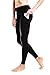 Yogipace (S-2XL) Women's Side Pockets Running Tights Compression Pants Workout Leggings Cycling Tights without Chamois