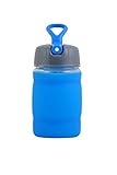bubba 12 oz silicone sport bottle blue