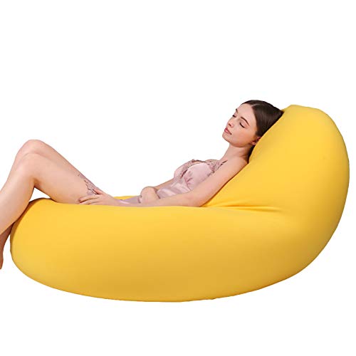 6位：LUCKYSAC 魔法のビーズクッション イエロー LUCKYSAC-CC-0537（画像は『Amazon.co.jp』より引用）