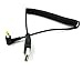 BesYee 5FT/1.5M Spring Coiled USB Cable, USB 2.0 A Male Plug to DC Power Jack 4.0mm x1.7mm 90 degree Right Angle Cord Cable (4.01.7 Yellow90°)