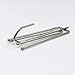 Ailejia Curtain Pleater Tape Hooks Stainless Steel 4 Prong Drapery 45-pcs Pinch Pleat Curtain Drapery Hooks