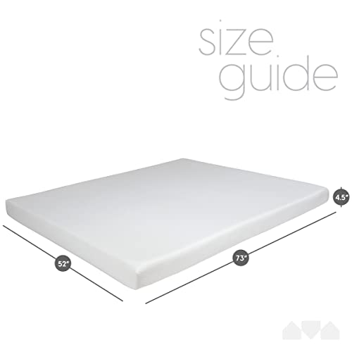 Milliard 4.5 Inch Memory Foam Replacement Mattress with Breathable