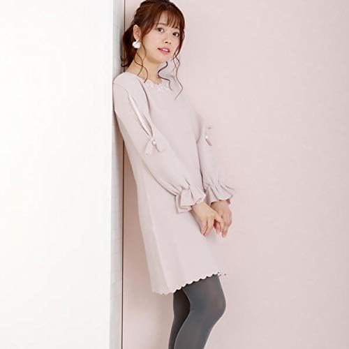 Amazon Co Jp ロディスポット Lodispotto ロマンチックリュバンニットワンピース ベビーピンク M 服 ファッション小物