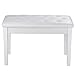 AW Piano Bench Stool Dual PU Padded Keyboard Double Storage Bookcase Seat Chair 29