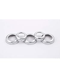 Herben   Juego de 5 pomos cromados de volumen y aire acondicionado para Land Rover Discovery 4 LR4 Accesorios y piezas para coche