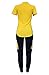 Womens Sexy 2 Piece Sports Outfit Tracksuit Set Shirt Bodycon Pants Joggers Clubwear Sportswear Set