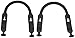A&R Sports Hockey Helmet Ear Sling (Pair), Black